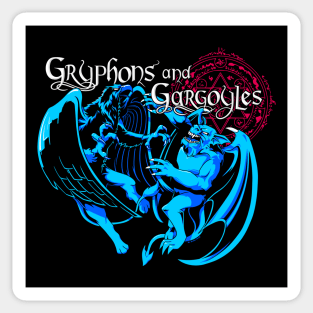 Gryphons and Gargoyles Sticker